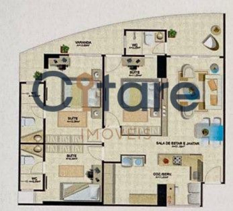 Imagem Apartamento com 3 Quartos à Venda, em Aldeota - Fortaleza Imagem Apartamento com 3 Quartos à Venda, em Aldeota - Fortaleza