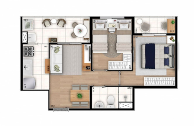 Imagem Apartamento com 2 Quartos à Venda, 45 m² em Parque Industrial Tomas Edson - São Paulo Imagem Apartamento com 2 Quartos à Venda, 45 m² em Parque Industrial Tomas Edson - São Paulo