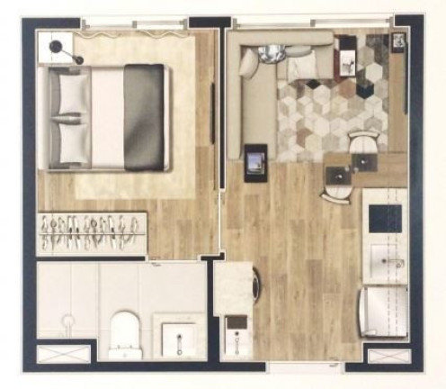 Imagem Studio com 1 Quarto à Venda, 24 m² em Tatuapé - São Paulo Imagem Studio com 1 Quarto à Venda, 24 m² em Tatuapé - São Paulo
