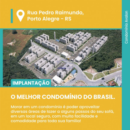 Imagem Imóvel com 2 Quartos à Venda, 40 m² em Chapéu Do Sol - Porto Alegre Imagem Imóvel com 2 Quartos à Venda, 40 m² em Chapéu Do Sol - Porto Alegre