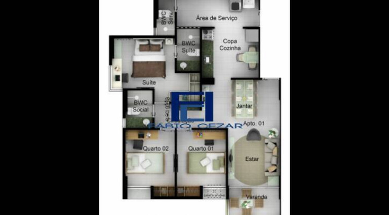 Imagem Apartamento com 2 Quartos à Venda, 68 m² em Boa Viagem - Recife Imagem Apartamento com 2 Quartos à Venda, 68 m² em Boa Viagem - Recife