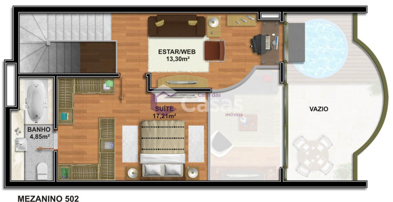 Imagem Apartamento com 1 Quarto à Venda, 82 m² em Alto São Francisco - Foz Do Iguacu