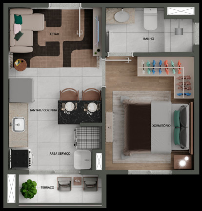 Imagem Imóvel com 1 Quarto à Venda, 27 m² em Rio Pequeno - São Paulo Imagem Imóvel com 1 Quarto à Venda, 27 m² em Rio Pequeno - São Paulo
