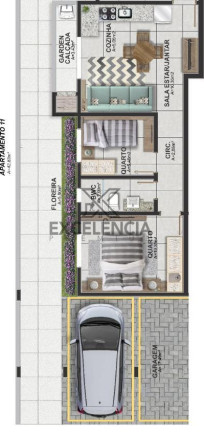 Imagem Apartamento com 3 Quartos à Venda, 58 m² em Bom Jesus - São José Dos Pinhais