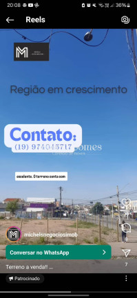 Imagem Terreno à Venda, 1.336 m² em Recanto Do Sol I - Campinas Imagem Terreno à Venda, 1.336 m² em Recanto Do Sol I - Campinas