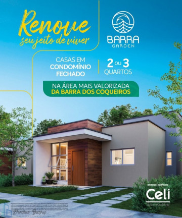 Imagem Casa com 3 Quartos à Venda, 80 m² em Centro - Barra Dos Coqueiros Imagem Casa com 3 Quartos à Venda, 80 m² em Centro - Barra Dos Coqueiros