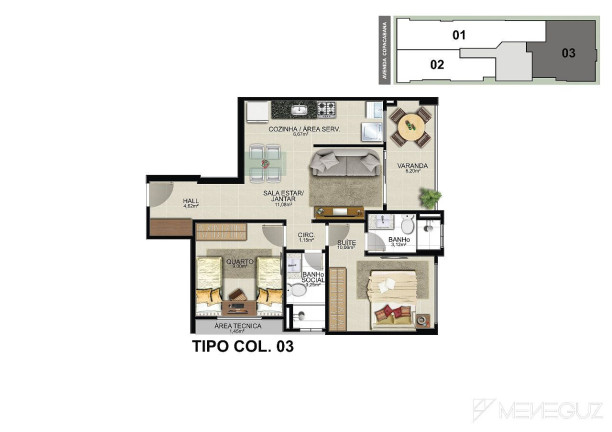 Imagem Apartamento com 1 Quarto à Venda, 45 m² em Praia Do Morro - Guarapari Imagem Apartamento com 1 Quarto à Venda, 45 m² em Praia Do Morro - Guarapari