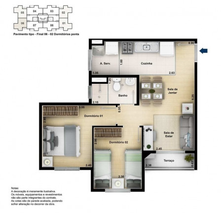 Imagem Apartamento com 2 Quartos à Venda, 43 m² em Residencial Parque Da Fazenda - Campinas Imagem Apartamento com 2 Quartos à Venda, 43 m² em Residencial Parque Da Fazenda - Campinas