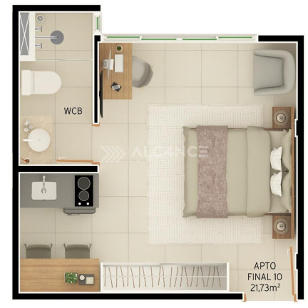 Imagem Flat com 1 Quarto à Venda, 18 m² em Intermares - Cabedelo Imagem Flat com 1 Quarto à Venda, 18 m² em Intermares - Cabedelo