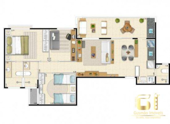 Imagem Apartamento com 3 Quartos à Venda, 79 m² em Ponta Negra - Natal Imagem Apartamento com 3 Quartos à Venda, 79 m² em Ponta Negra - Natal