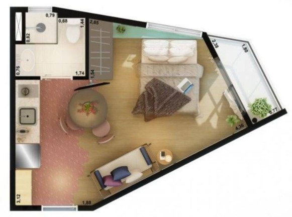 Imagem Imóvel com 1 Quarto à Venda, 34 m² em Sumarezinho - São Paulo Imagem Imóvel com 1 Quarto à Venda, 34 m² em Sumarezinho - São Paulo
