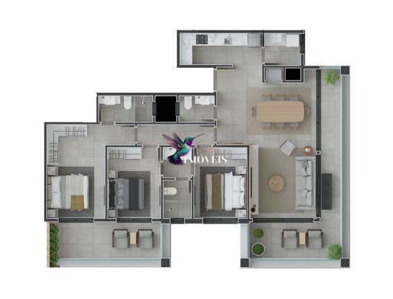 Imagem Apartamento com 2 Quartos à Venda, 89 m² em Centro - Torres Imagem Apartamento com 2 Quartos à Venda, 89 m² em Centro - Torres
