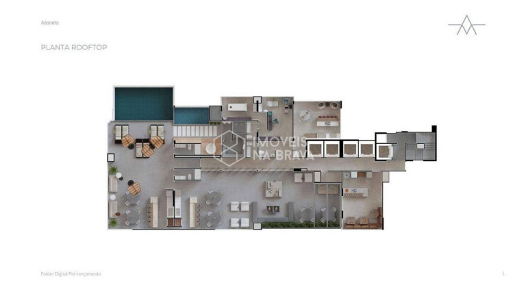 Imagem Apartamento com 1 Quarto à Venda, 31 m² em Praia Brava - Itajaí