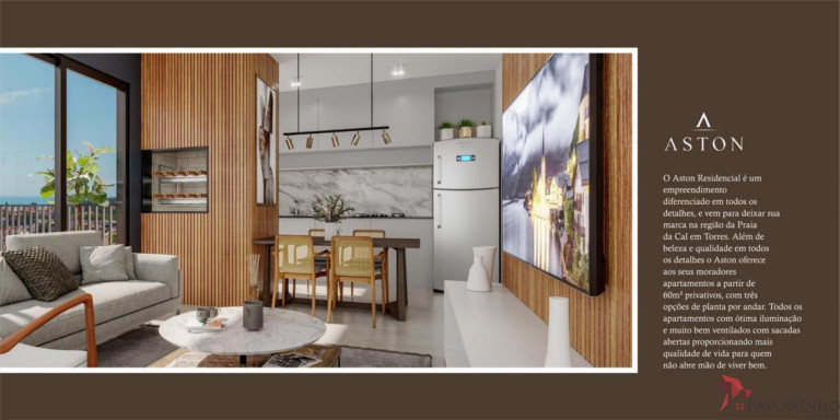 Imagem Apartamento com 2 Quartos à Venda, 60 m² em Praia Da Cal - Torres