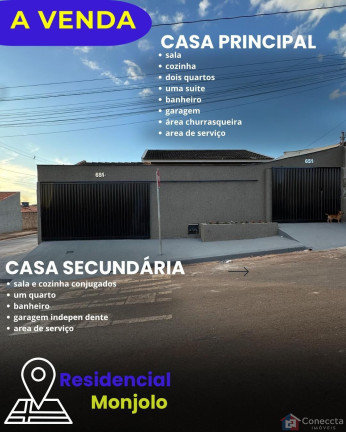 Imagem Casa com 4 Quartos à Venda, 180 m² em Residencial Monjolo - Patos De Minas Imagem Casa com 4 Quartos à Venda, 180 m² em Residencial Monjolo - Patos De Minas