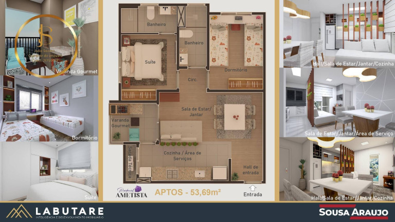 Imagem Apartamento com 2 Quartos à Venda,  em Jardim Nova Esperança Ii - Sumaré