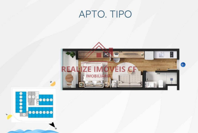 Imagem Apartamento com 1 Quarto à Venda, 31 m² em Arraial Do Cabo