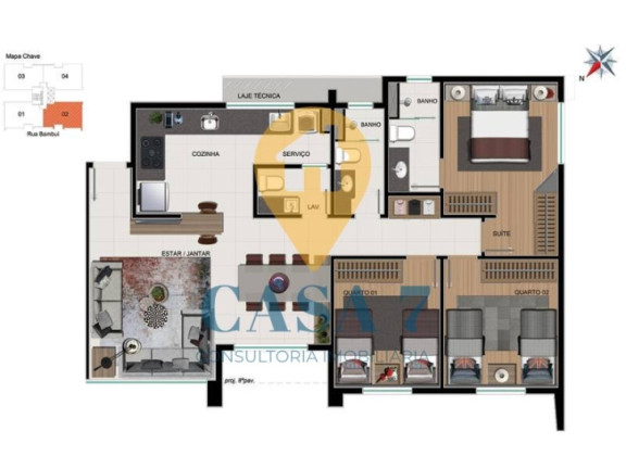 Imagem Apartamento com 3 Quartos à Venda, 86 m² em Anchieta - Belo Horizonte