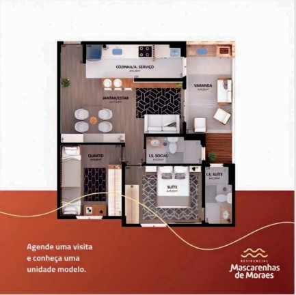 Imagem Apartamento com 2 Quartos à Venda, 56 m² em Santa Cândida - Curitiba Imagem Apartamento com 2 Quartos à Venda, 56 m² em Santa Cândida - Curitiba
