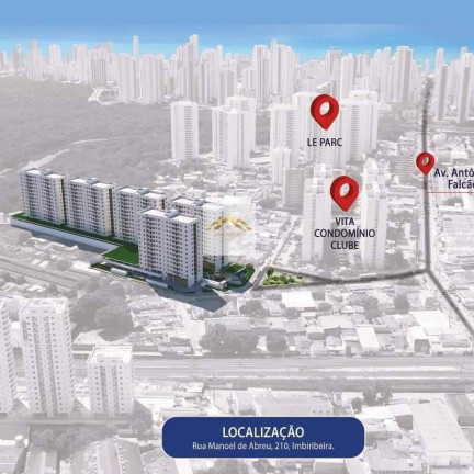Imagem Apartamento com 2 Quartos à Venda, 53 m² em Imbiribeira - Recife