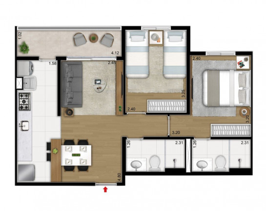Imagem Apartamento com 1 Quarto à Venda, 59 m² em Ipiranga - São Paulo Imagem Apartamento com 1 Quarto à Venda, 59 m² em Ipiranga - São Paulo