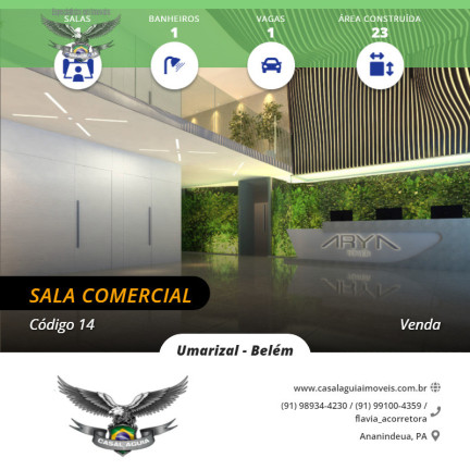 Imagem Sala Comercial à Venda, em Umarizal - Belém Imagem Sala Comercial à Venda, em Umarizal - Belém