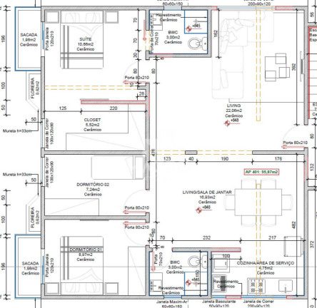 Imagem Apartamento com 3 Quartos à Venda, 95 m² em Vila Lalau - Jaraguá Do Sul Imagem Apartamento com 3 Quartos à Venda, 95 m² em Vila Lalau - Jaraguá Do Sul