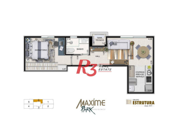 Imagem Apartamento com 1 Quarto à Venda, 44 m² em Ponta Da Praia - Santos Imagem Apartamento com 1 Quarto à Venda, 44 m² em Ponta Da Praia - Santos