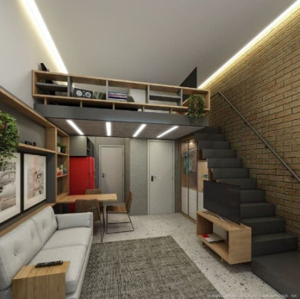 Imagem Loft com 1 Quarto à Venda, 25 m² em Vila Clementino - São Paulo Imagem Loft com 1 Quarto à Venda, 25 m² em Vila Clementino - São Paulo
