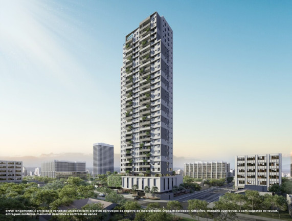 Apartamento com 1 Quarto à Venda, 57 m² em Setor Central - Goiânia