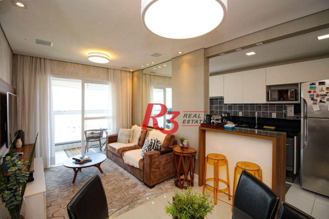 Imagem Apartamento com 1 Quarto à Venda, 52 m² em Embaré - Santos Imagem Apartamento com 1 Quarto à Venda, 52 m² em Embaré - Santos