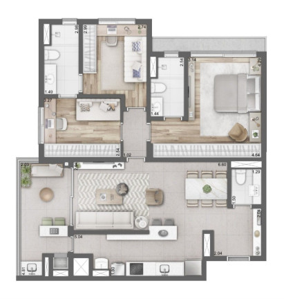 Imagem Apartamento com 2 Quartos à Venda, 113 m² em Higienópolis - Porto Alegre Imagem Apartamento com 2 Quartos à Venda, 113 m² em Higienópolis - Porto Alegre