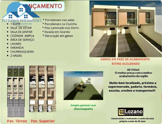 Casa com 3 Quartos à Venda, 115 m² em Vila Buenos Aires - São Paulo