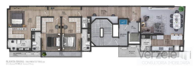 Imagem Imóvel com 3 Quartos à Venda, 143 m² em Centro - Balneário Camboriú Imagem Imóvel com 3 Quartos à Venda, 143 m² em Centro - Balneário Camboriú