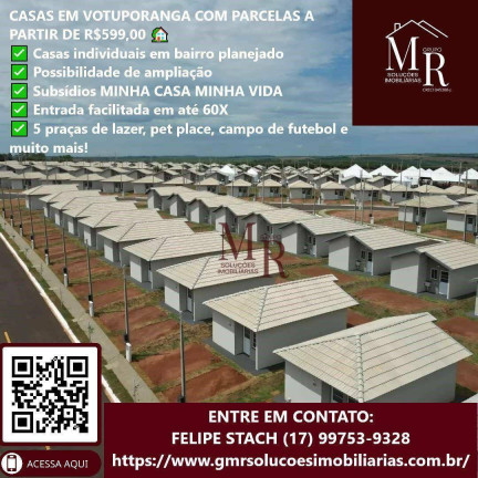 Imagem Casa com 2 Quartos à Venda, 46 m² em Pacaembu - Votuporanga Imagem Casa com 2 Quartos à Venda, 46 m² em Pacaembu - Votuporanga