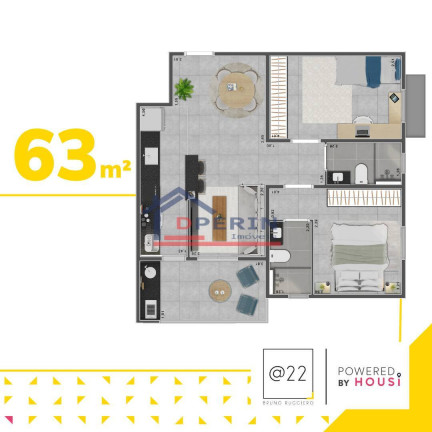 Imagem Apartamento com 2 Quartos à Venda, 64 m² em Parque Santa Felícia Jardim - São Carlos Imagem Apartamento com 2 Quartos à Venda, 64 m² em Parque Santa Felícia Jardim - São Carlos
