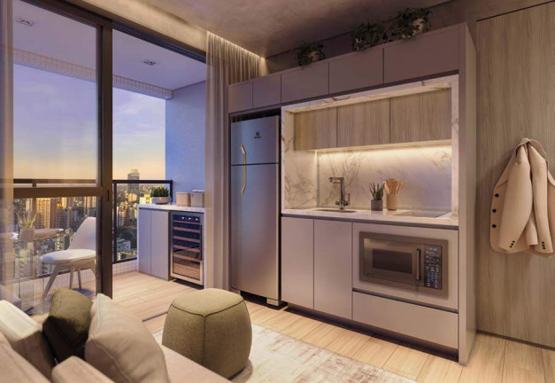 Imagem Apartamento com 2 Quartos à Venda, 39 m² em Centro - Curitiba
