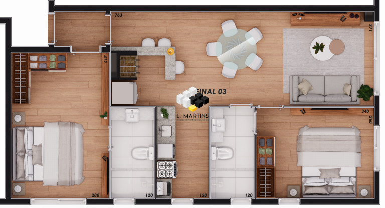 Imagem Apartamento com 1 Quarto à Venda, 48 m² em Centro  - Canela