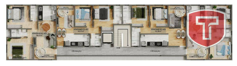 Imagem Cobertura com 2 Quartos à Venda, 101 m² em Altiplano Cabo Branco - João Pessoa Imagem Cobertura com 2 Quartos à Venda, 101 m² em Altiplano Cabo Branco - João Pessoa