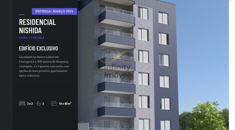Imagem Apartamento com 2 Quartos à Venda, 53 m² em Cabral - Contagem Imagem Apartamento com 2 Quartos à Venda, 53 m² em Cabral - Contagem