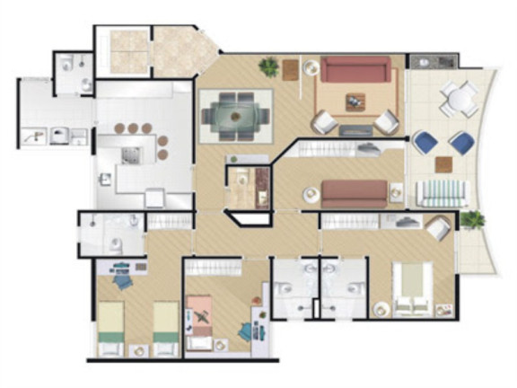 Imagem Imóvel com 3 Quartos à Venda, 127 m² em Centro - Sao Bernardo Do Campo Imagem Imóvel com 3 Quartos à Venda, 127 m² em Centro - Sao Bernardo Do Campo