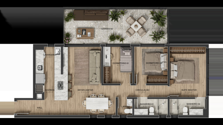 Imagem Imóvel com 3 Quartos à Venda, 127 m² em Tristeza - Porto Alegre Imagem Imóvel com 3 Quartos à Venda, 127 m² em Tristeza - Porto Alegre