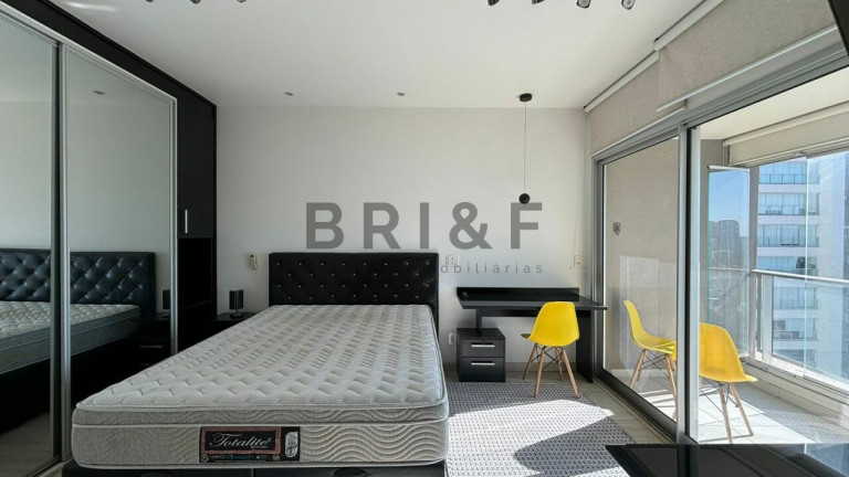Apartamento com 1 Quarto à Venda ou Locação, 33 m² em Brooklin - São Paulo