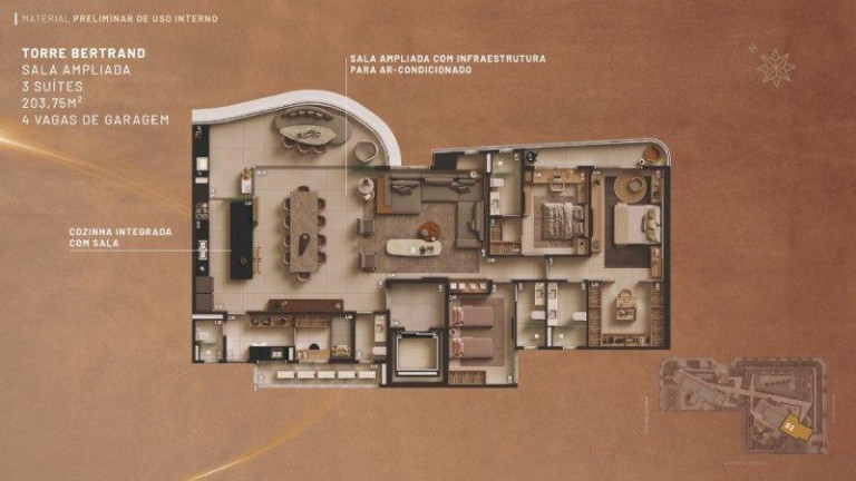 Imagem Apartamento com 4 Quartos à Venda, 163 m²em Meireles - Fortaleza Imagem Apartamento com 4 Quartos à Venda, 163 m²em Meireles - Fortaleza