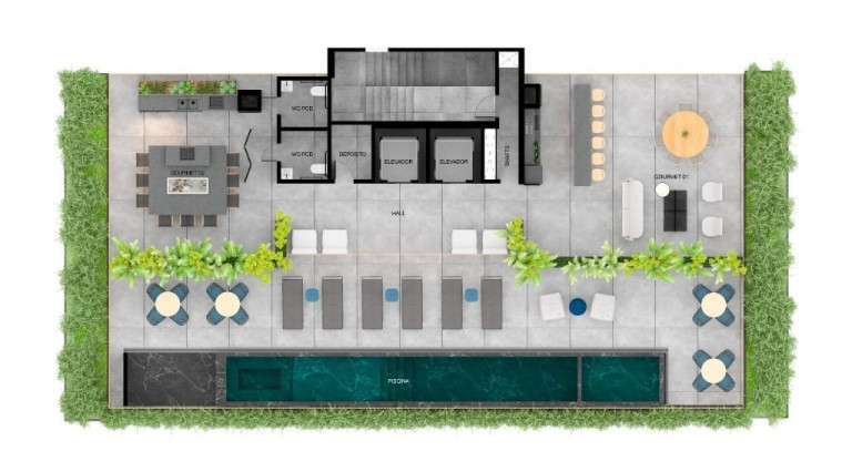 Imagem Apartamento com 2 Quartos à Venda, 70 m² em Canto Do Forte - Praia Grande