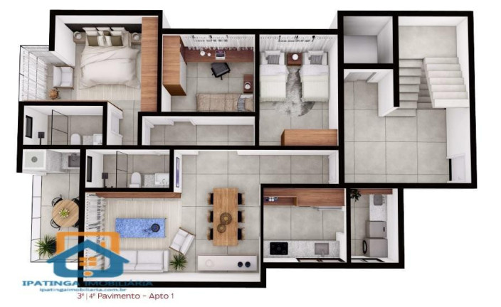 Imagem Apartamento com 3 Quartos à Venda, em Cidade Nobre - Ipatinga Imagem Apartamento com 3 Quartos à Venda, em Cidade Nobre - Ipatinga