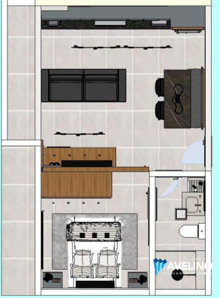 Imagem Apartamento com 1 Quarto à Venda, 37 m² em Centro - Dourados
