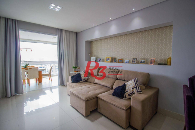Imagem Apartamento com 1 Quarto à Venda, 106 m² em Aparecida - Santos Imagem Apartamento com 1 Quarto à Venda, 106 m² em Aparecida - Santos
