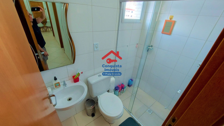 Imagem Apartamento com 2 Quartos à Venda, 55 m² em Guilhermina - Praia Grande