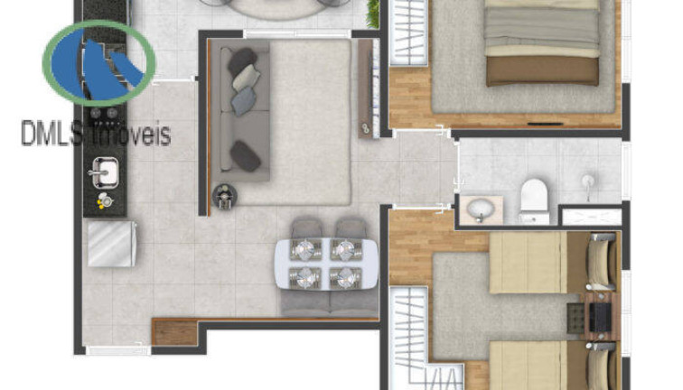 Imagem Apartamento com 2 Quartos à Venda, 47 m² em Laranjeiras - Caieiras Imagem Apartamento com 2 Quartos à Venda, 47 m² em Laranjeiras - Caieiras